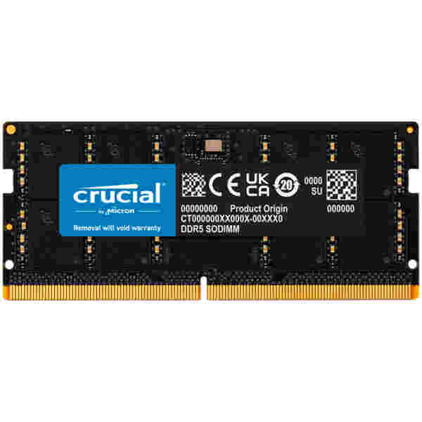 Crucial 16GB DDR5-4800 SODIMM PC5-38400 CL40