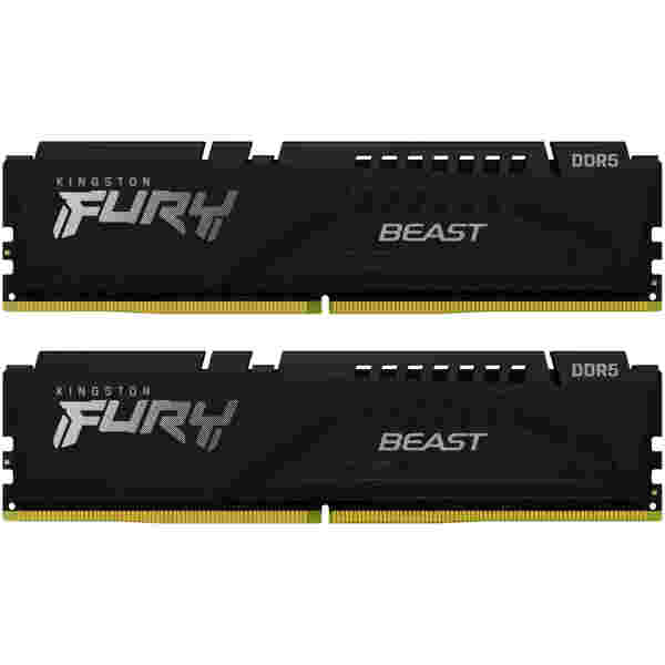 Kingston Fury Beast 64GB Kit (2x32GB) DDR5-5600 DIMM CL36 AMD EXPO, 1.25V - Image 3