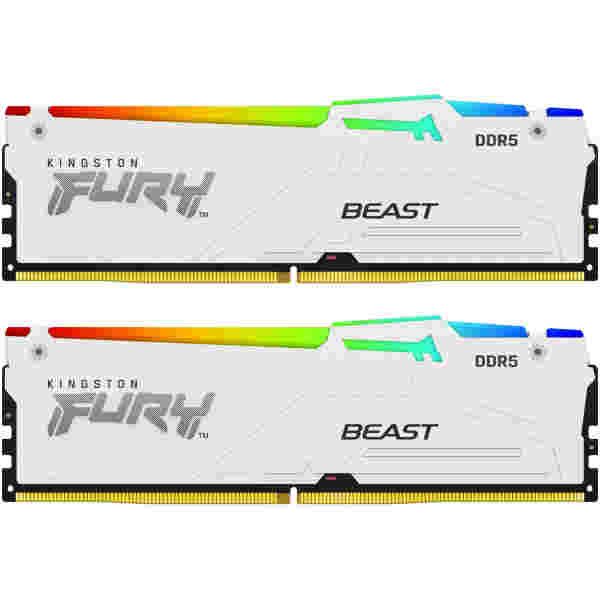 Kingston Fury Beast RGB 32GB Kit (2x16GB) DDR5-6000 DIMM CL30