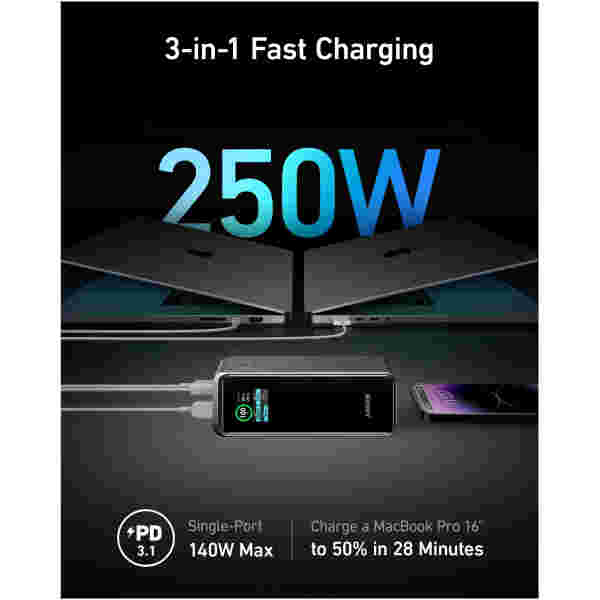 Anker Prime Powerbank 27650mAh 250W - Image 2