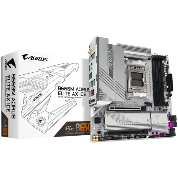 GIGABYTE B650M AORUS ELITE AX ICE