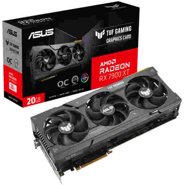 Grafična kartica AMD 7900 XT Asus TUF - 20GB GDDR6  | 3xDisplayport 2.1 1xHDMI 2.1a (90YV0IV1-M0NA00)