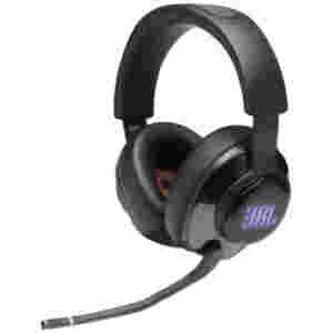 Slušalke žične JBL naglavne z mikrofonom USB Quantum 400 črne RGB (JBLQUANTUM400BLK)