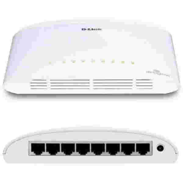 STIKALO 8-PORT D-link 100/1000 (DGS-1008D)