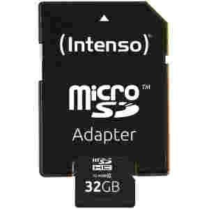 Spominska kartica SDHC-Micro 32GB Intenso Class10 40MB/s/10MB/s +adapter (3413480)