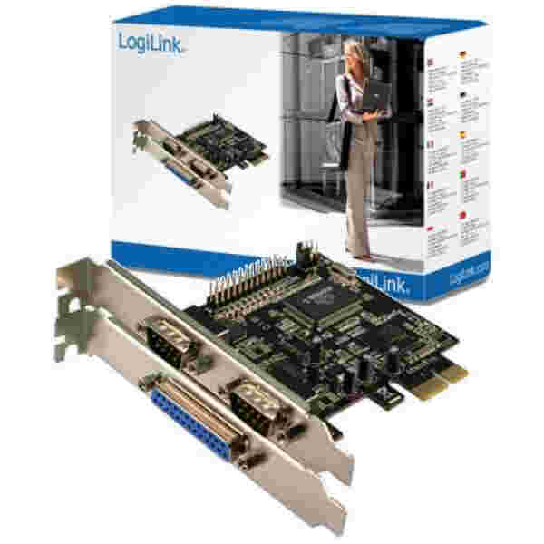 Kontroler PCI-Express => 2x serijski COM+ 1x Paralel  Logilink (PC0033) EOLS-P