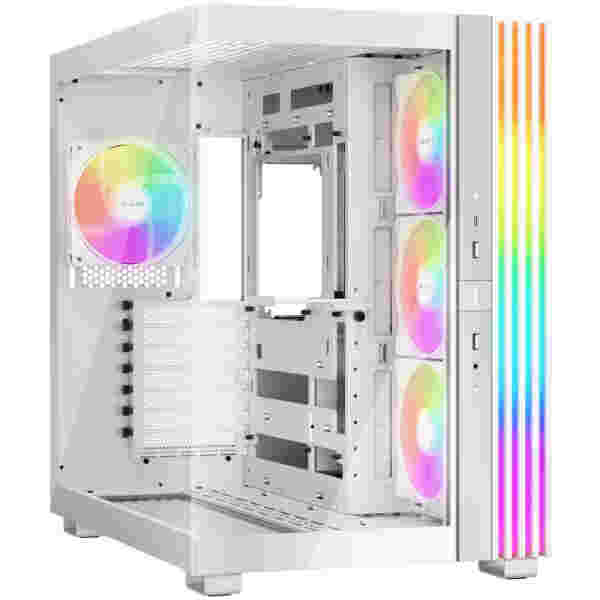 Ohišje Bequiet Light Base 600 LX MidiATX - bela RGB