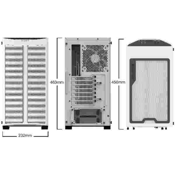 Ohišje Bequiet Pure Base 500 MidiATX - bela RGB - Image 3