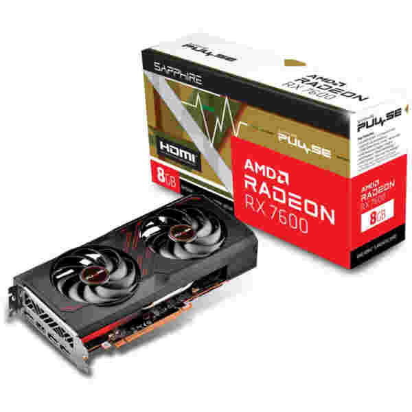 Grafična kartica AMD RX 7600 Sapphire Gaming OC - 8GB GDDR6  | 1xHDMI 3xDisplayport 1.4a (11324-01-20G)