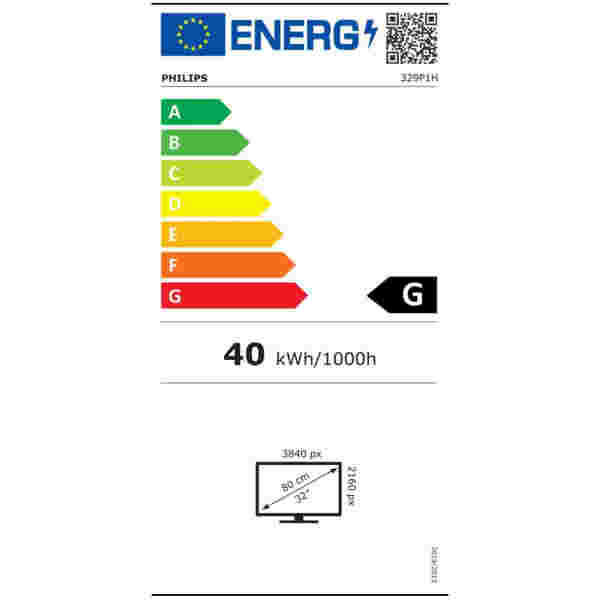 5") 329P1H 3840x2160 konferenca IPS 4ms 2xHDMI DisplayPort USB-C 90W 4xUSB3.2 Pivot Kamera Zvočniki  3H sRGB128% RJ45 P-Line Delta E