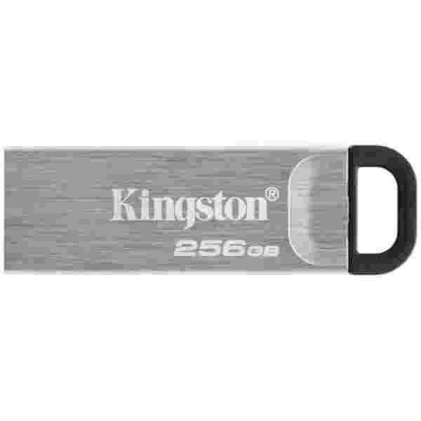 Spominski ključek 256GB USB 3.2 Kingston Kyson DT 200MB/s 60MB/s kovinski brez pokrovčka srebrn (DTKN/256GB)