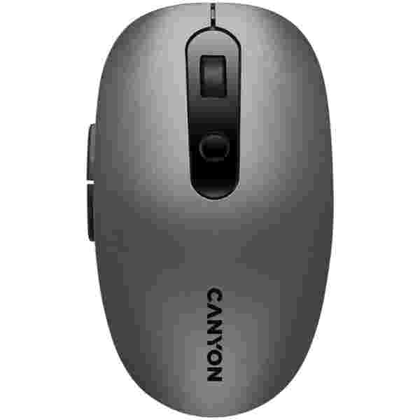 Miš brezžična + Bluetooth Canyon MW-9 2-v-v 1500DPI 6 gumbov siva (CNS-CMSW09DG)