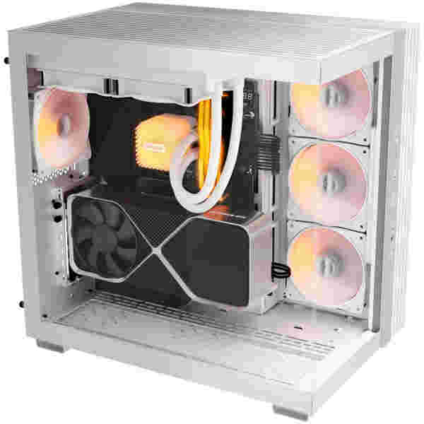 Ohišje Bequiet Light Base 600 LX MidiATX - bela RGB - Image 2