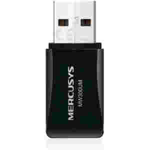 Brezžični mrežni adapter USB 2.0 MERCUSYS WiFi4 802.11n N300 300Mbit/s Nano (MW300UM)