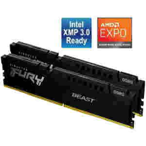 Kingston Fury Beast 64GB Kit (2x32GB) DDR5-5600 DIMM CL36 AMD EXPO