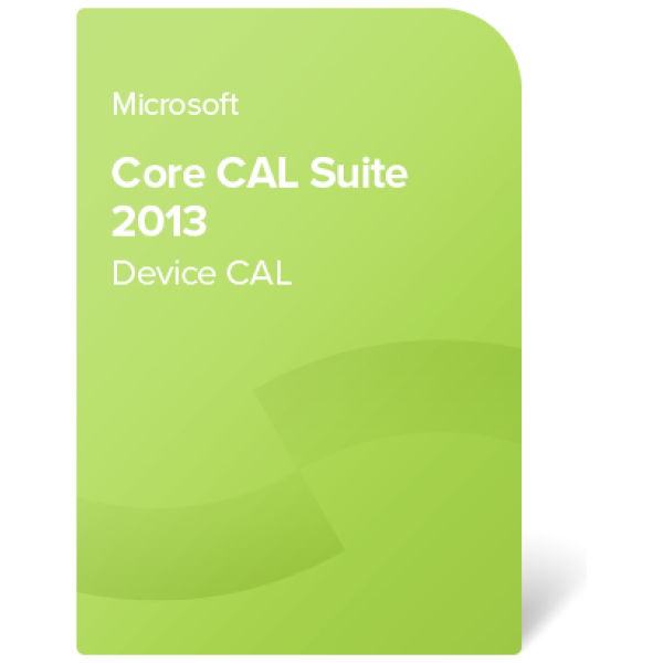 Core CAL Suite 2013 Device CAL elektronsko potrdilo