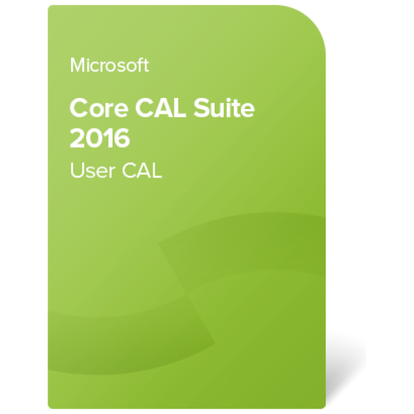 Core CAL Suite 2016 User CAL elektronsko potrdilo