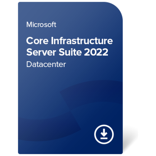 Core Infrastructure Server Suite 2022 Datacenter (16 cores) digital certificate