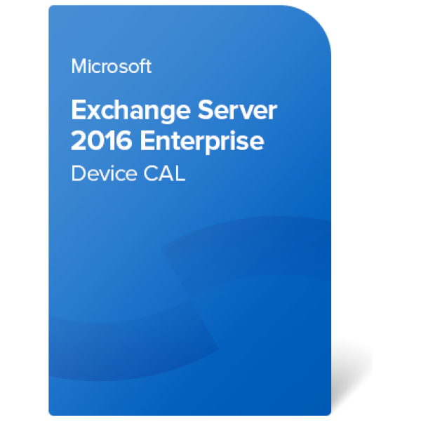 Exchange Server 2016 Enterprise Device CAL elektronsko potrdilo