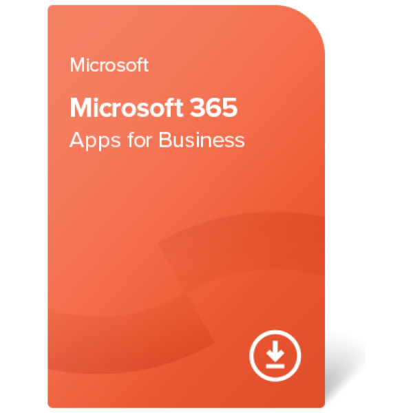 Microsoft 365 Apps for Business – 1 leto elektronsko potrdilo