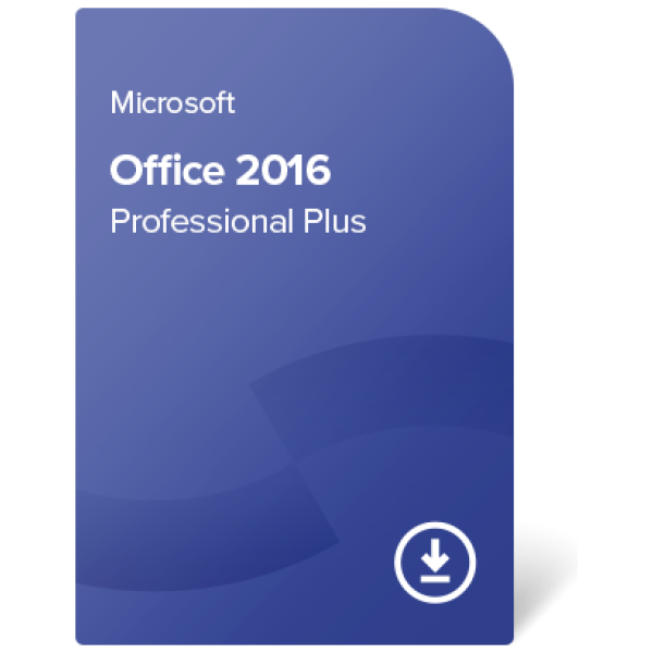 Office 2016 Professional Plus elektronsko potrdilo