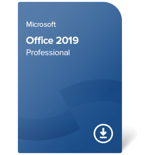 Office 2019 Professional elektronsko potrdilo