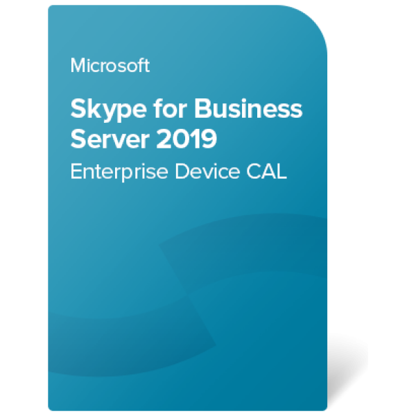 Skype for Business Server 2019 Enterprise Device CAL digital certificate