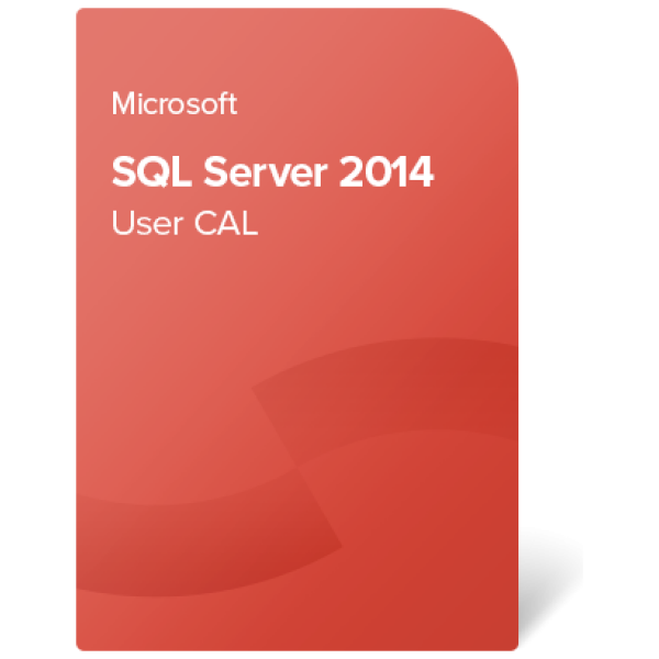 SQL Server 2014 User CAL elektronsko potrdilo