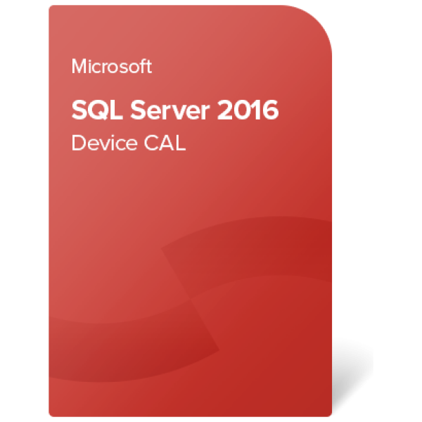 SQL Server 2016 Device CAL elektronsko potrdilo