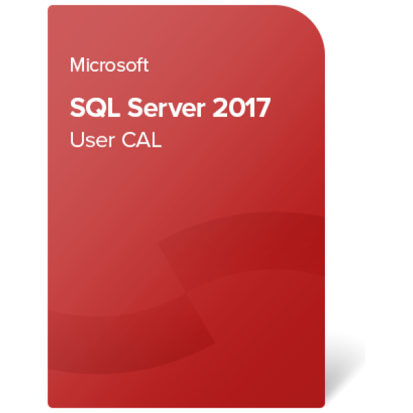 SQL Server 2017 User CAL elektronsko potrdilo