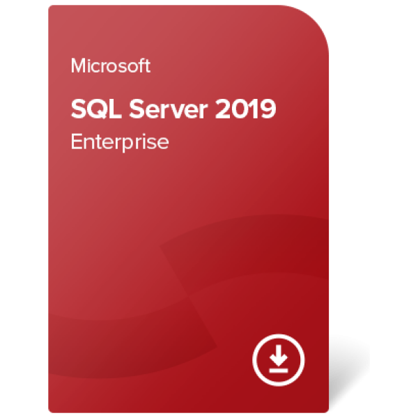 SQL Server 2019 Enterprise (2 cores) digital certificate