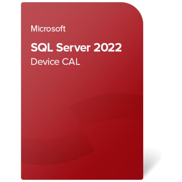 SQL Server 2022 Device CAL – new (CSP) digital certificate