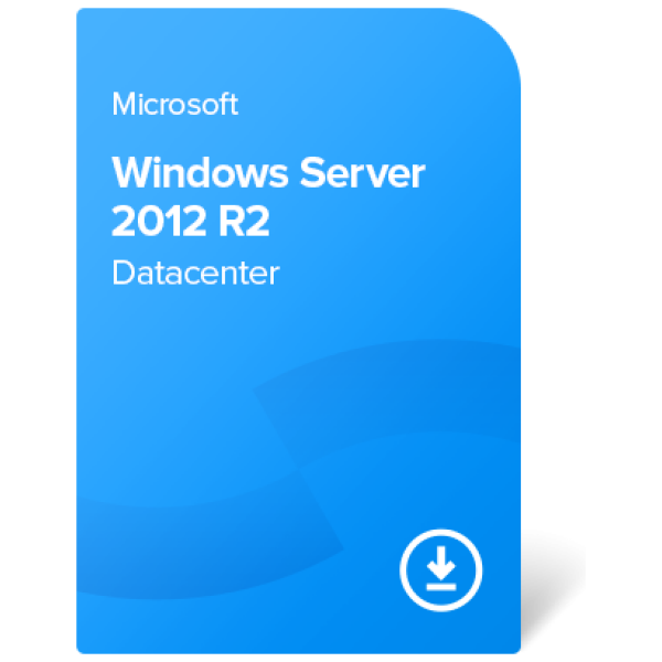 Windows Server 2012 R2 Datacenter (2 CPU) elektronsko potrdilo