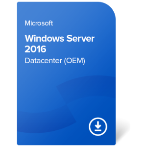 Windows Server 2016 Datacenter (16 cores) OEM digital certificate