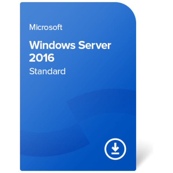 Windows Server 2016 Standard (2 cores) elektronsko potrdilo