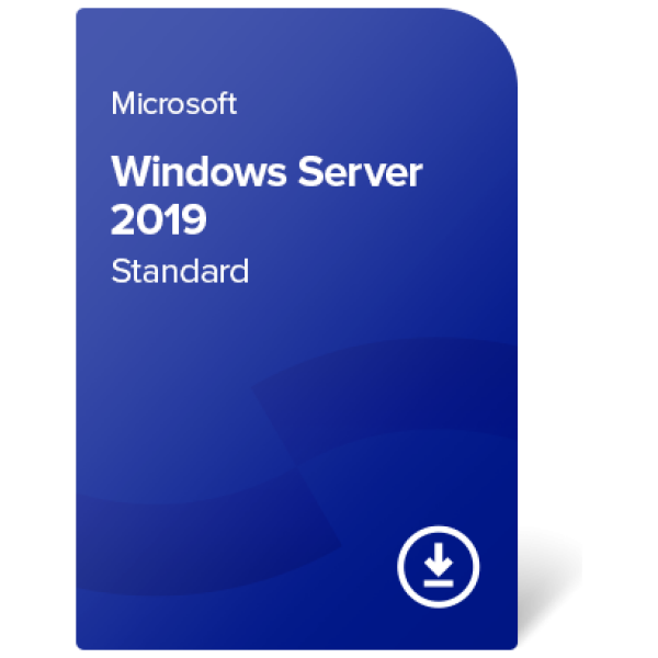 Windows Server 2019 Standard (2 cores) elektronsko potrdilo