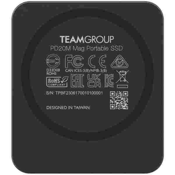 Teamgroup 2TB PD20M 2000MB/s Mag Prenosni SSD disk - Siva - Image 2