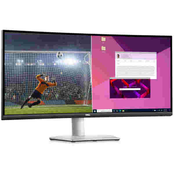 Monitor Dell 86,4 cm (34,0") S3423DWC 3440x1440 Curved 100Hz VA 4ms 2xHDMI DisplayPort USB-C 65W 2xUSB3.2 HAS  3H sRGB99% FreeSync KVM EOL - Image 4