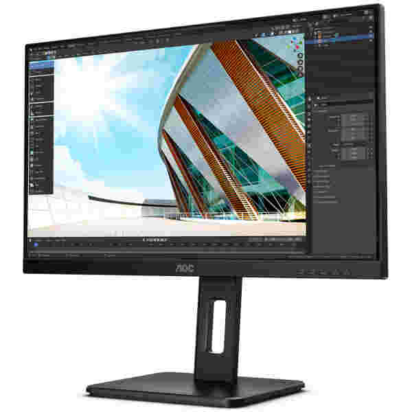 Monitor AOC 68,6 cm (27,0") U27P2CA 3840x2160 IPS 4ms 2xHDMI2.0 DisplayPort USB-C 65W 4xUSB3.2 Pivot  3H sRGB112% - Image 5