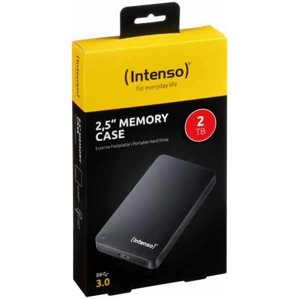 Intenso zunanji disk 2TB 2,5" Memory Case USB 3.0 - Črn - Image 3