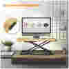 VonHaus ultra tanka Sit-Stand mizica iz bambusa - Image 2