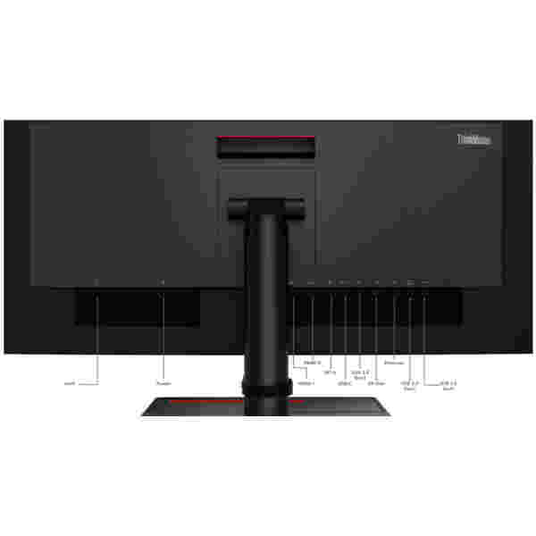 Monitor Lenovo 86,4 cm (34,0") P34w-20 3440x1440 Curved 75Hz VA 6ms 2xHDMI DisplayPort USB-C 100W 4xUSB3.2 Zvočniki  sRGB99% RJ45 - Image 5