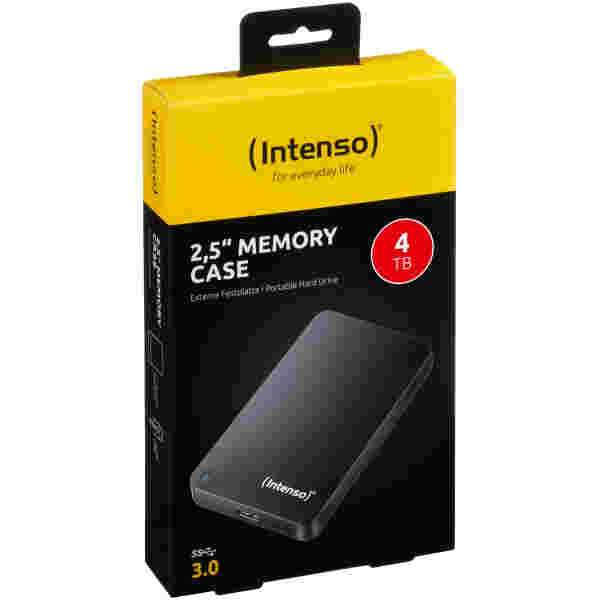 Intenso zunanji disk 4TB 2,5" Memory Case USB 3.0 - Črn - Image 3