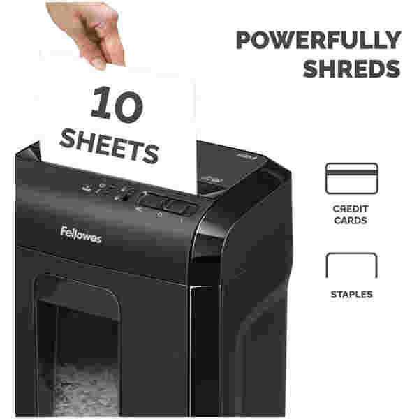 Fellowes Powershred 10M Micro-Cut uničevalnik dokumentov - Image 3