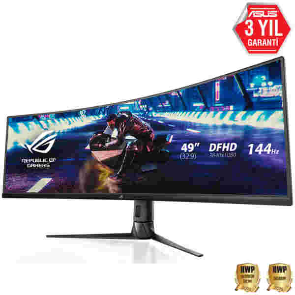 Monitor Asus 124,5 cm (49,0") XG49VQ 3840x1080 Curved Gaming 144Hz VA 4ms 2xHDMI HDMI DisplayPort 2xUSB3.0 HAS Zvočniki 2x10W  sRGB125% FreeSync Premium Pro HDR400 - Image 5