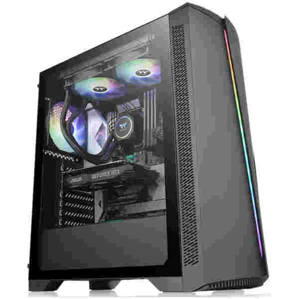 Ohišje Thermaltake  H350 MidiATX - črna RGB - Image 2