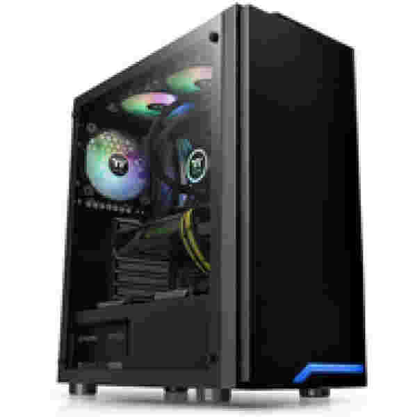 Ohišje Thermaltake H100 TG MidiATX - črna - Image 5