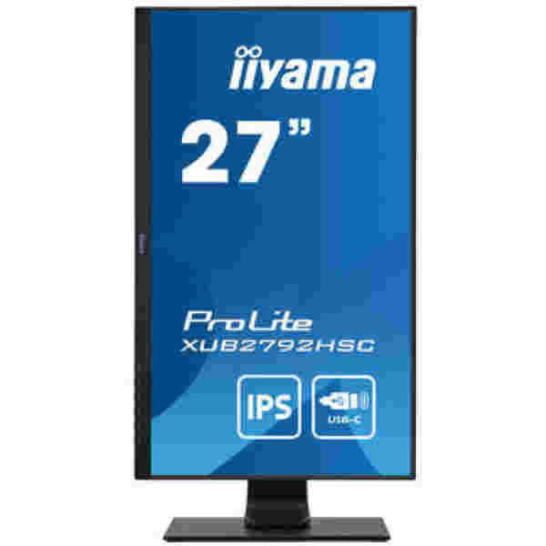 Monitor Iiyama 68,6 cm (27,0") XUB2792HSC-B1 1920x1080 75Hz IPS 4ms HDMI DisplayPort USB-C 65W 2xUSB3.0 Zvočniki  sRGB99% - Image 5