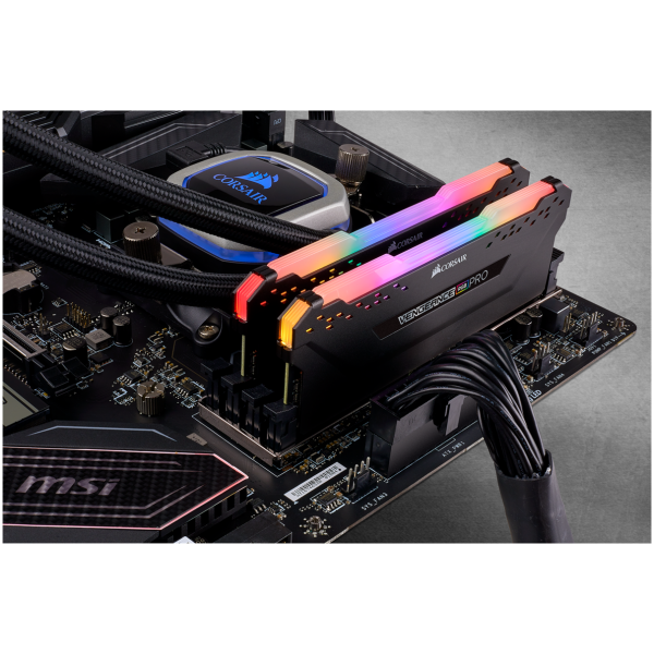 Corsair VENGEANCE RGB PRO 16GB (2 x 8GB) DDR4 DRAM 3000MHz PC4-24000 CL15, 1.2V/1.35V - Image 3