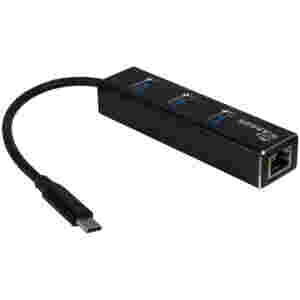 HUB USB-C => 3xUSB3.0 LAN RJ45 100/1000 Inter-Tech Argus IT-410 (88885440) - Image 5